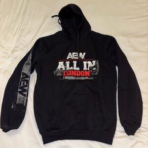 All Elite Wrestling AEW Logo All In London Pullover Hoodie Sweatshirt Official